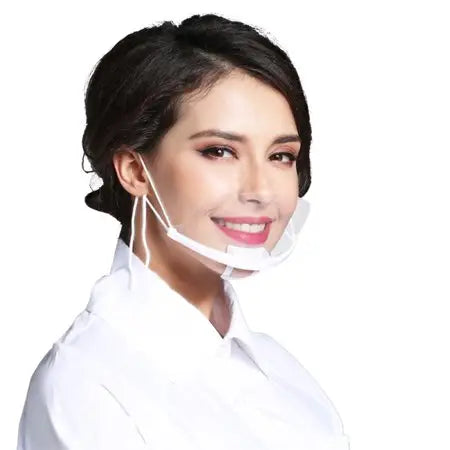 Masks w/ Pouch - Clear Transparent Sanitary(5PCS) facial skincare brow nail lash headspa head spa