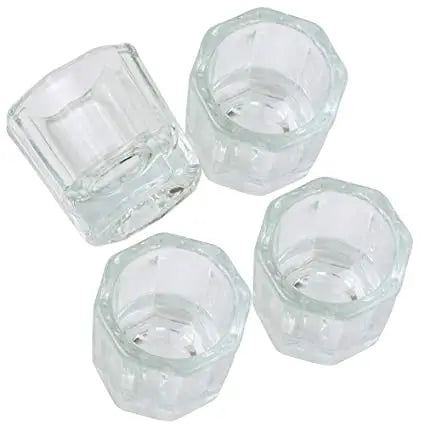 Nail Art Acrylic Liquid Powder Dappen Dish Glass Crystal Cup Glassware Tools (1 pcs)