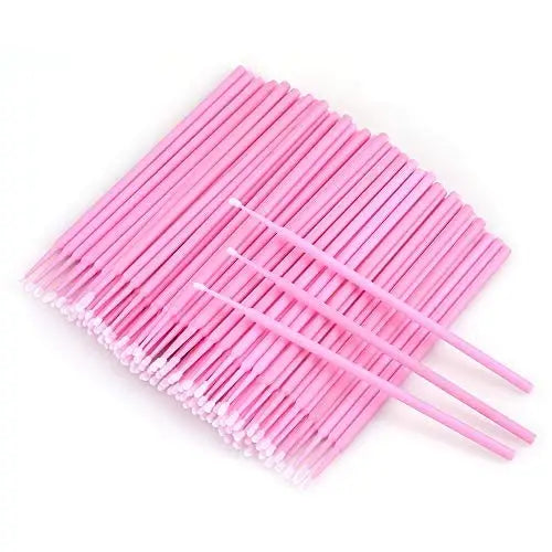 Micro Brushes, Micro swabs For Eyelash Extensions & Makeup, Lint Free Lip Micro Applicator Brush, Disposable Micro Swabs, Eye Lash Mascara Wands