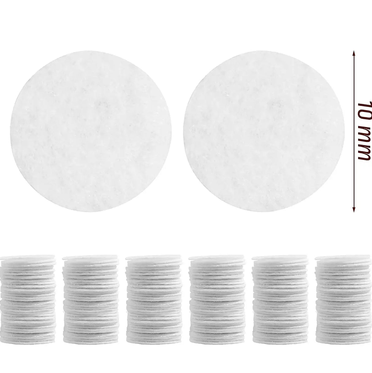 Microdermabrasion Cotton Filters 10mm Microdermabrasion Skincare skin care (100 Pieces)
