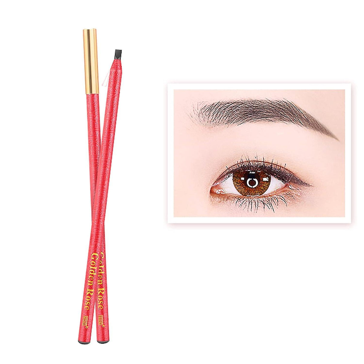Eyebrow Pencil 12 pcs/ box - Waterproof Permanent Brow Pen- Microblading Tattoo