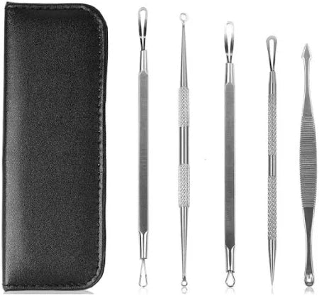 5PCS Stainless Steel Blackhead Remover Kit skin care skincare