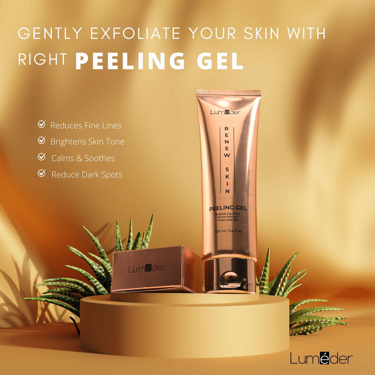 Lumeder Peeling Gel Skincare (100ML)