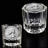 Nail Art Acrylic Liquid Powder Dappen Dish Glass Crystal Cup Glassware Tools (1 pcs)