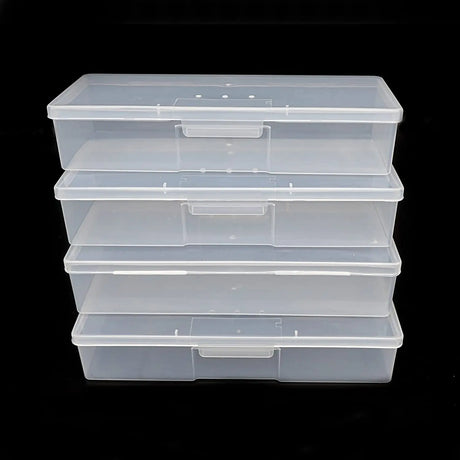 Transparent Personal Nail Box for Manicure (1 pcs)
