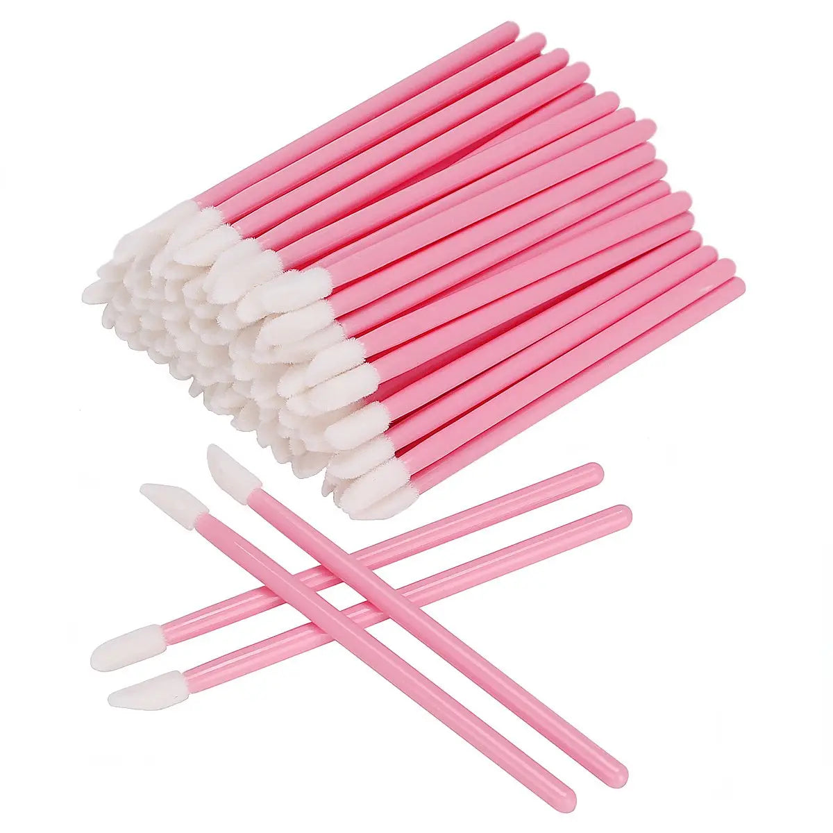 Disposable Lip Applicators, Eyelash Lash Lipstick Applicator Wands Cosmetics lip brush Lip Gloss Applicators Esthetician Essentials, Lip Brush for Lipstick Beauty and Makeup Tool