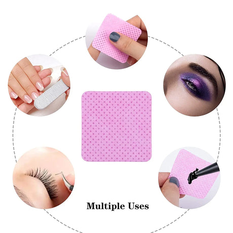 Lint Free Nail Lash Eyelash Wipes