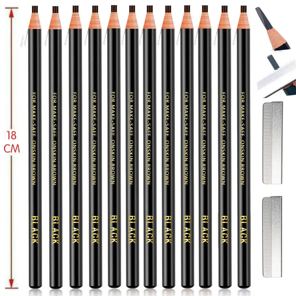 Eyebrow Soft Coloured Pencils Brow  (Black)
