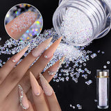 Pixie Crystal Nail Art Design Rhinestone 3D Glitter Diamond Glass (90g)