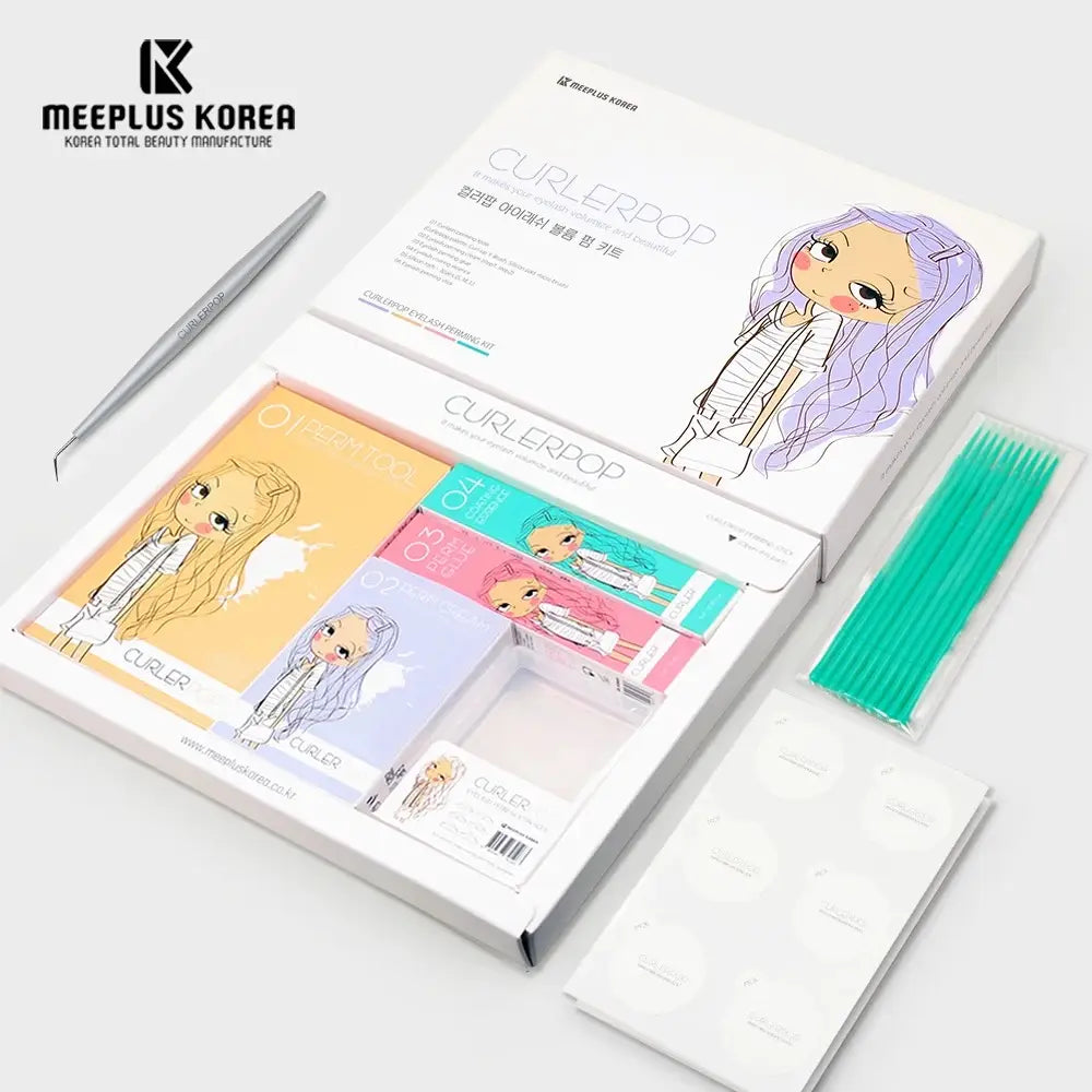 CURLERPOP Full-Kit for Eyelash Lifting Perm and Eyebrow Lamination ( Uốn Mi ) Korean Made