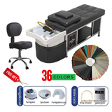 Korean Japanese Head Spa Massage Shampoo Bed & Chair set | Thai Style Shampoo Bed with Integrated Water Circulation, Fumigation and Water Heater