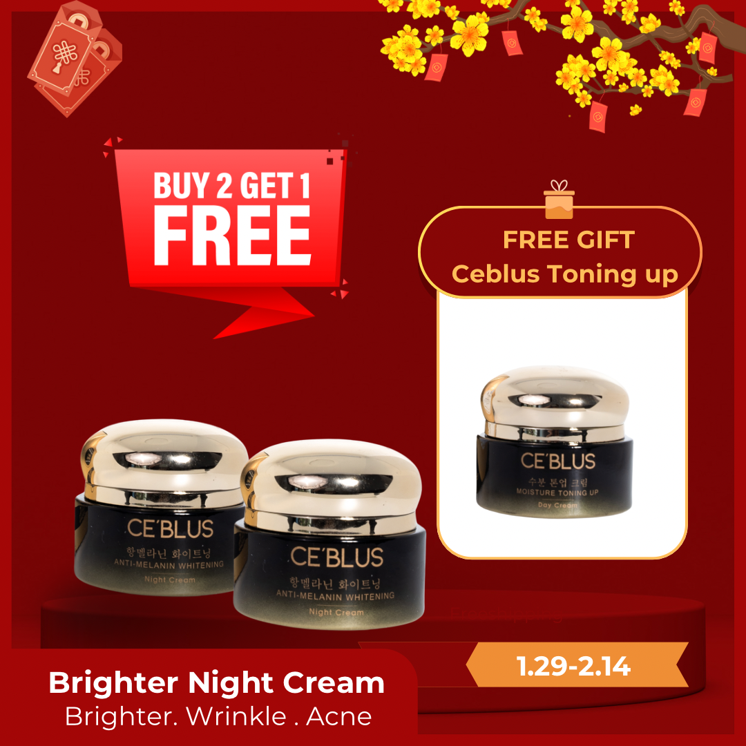 Brightening Night Cream- Ce’Blus - Kem đêm sáng da , ngừa nám .