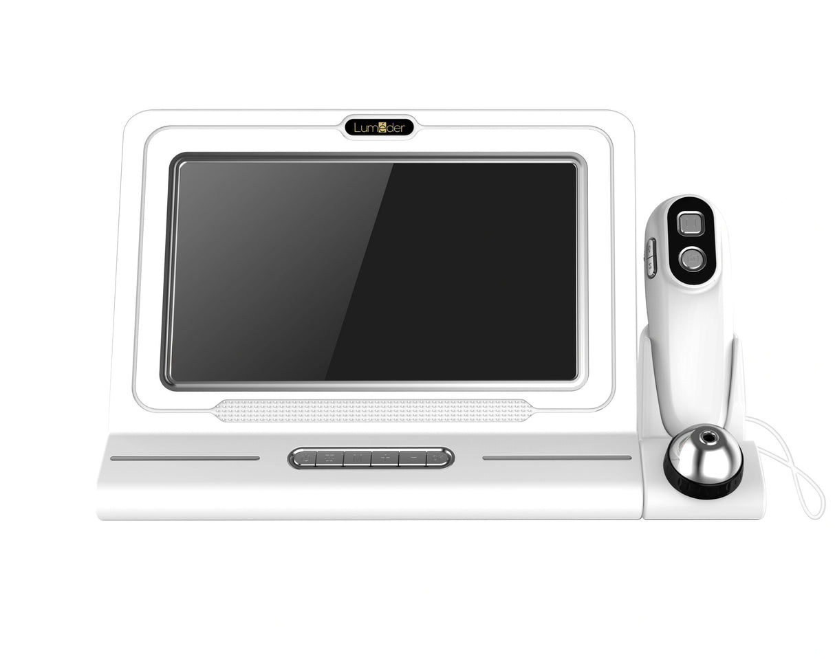 Lumeder Skin Diagnosis Hair Analyzer,11-inch Skin Scalp Detector MultiFunctional HairFollicle Analyser Machine,with 50x/200x DualHeads,Skin and Scalp Health Detection for Head Spa Headspa Facial and Salon Use (US)