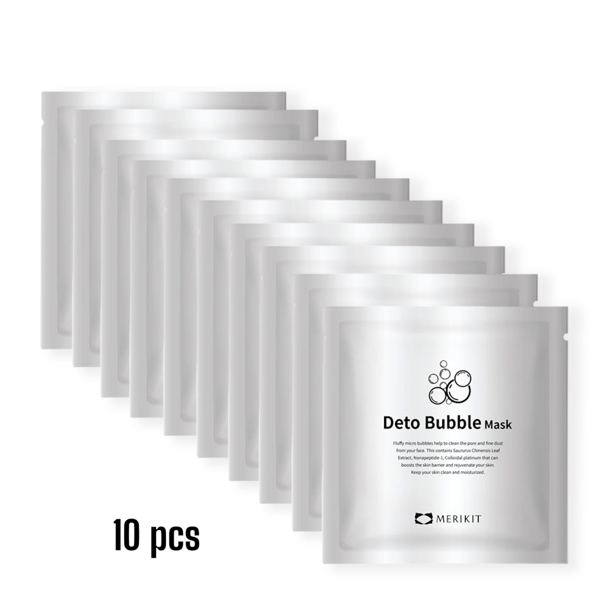 Deto Bubble Mask Skincare Skin Care ( 10 pcs)
