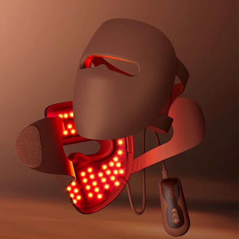 LED Light Therapy Soft Silicone Mask 4-In-1
