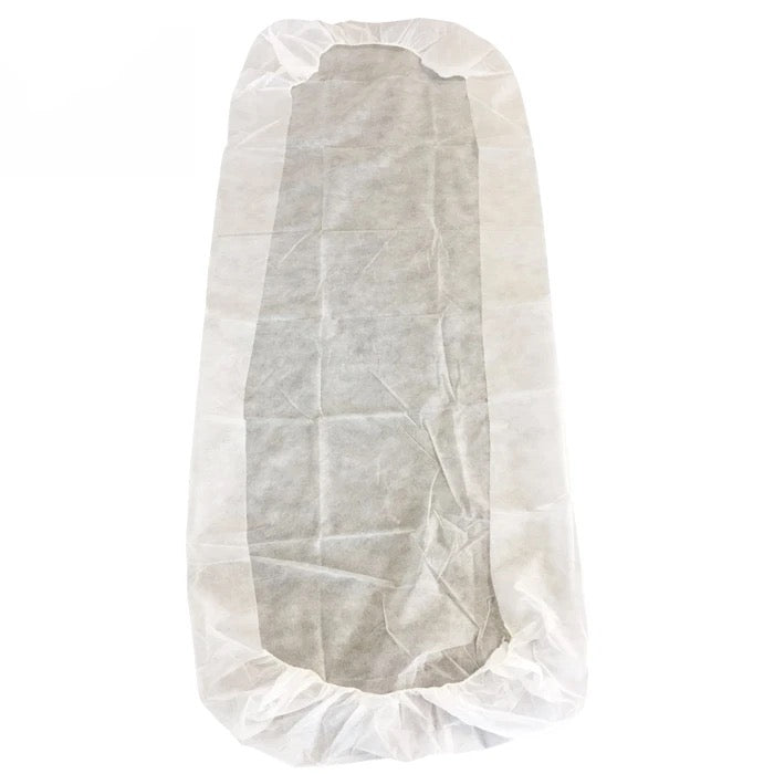 Disposable Fitted Massage Table Sheets Bed Covers 82 x 35 inches White Skincare skin care brow ( Pack of 25 )