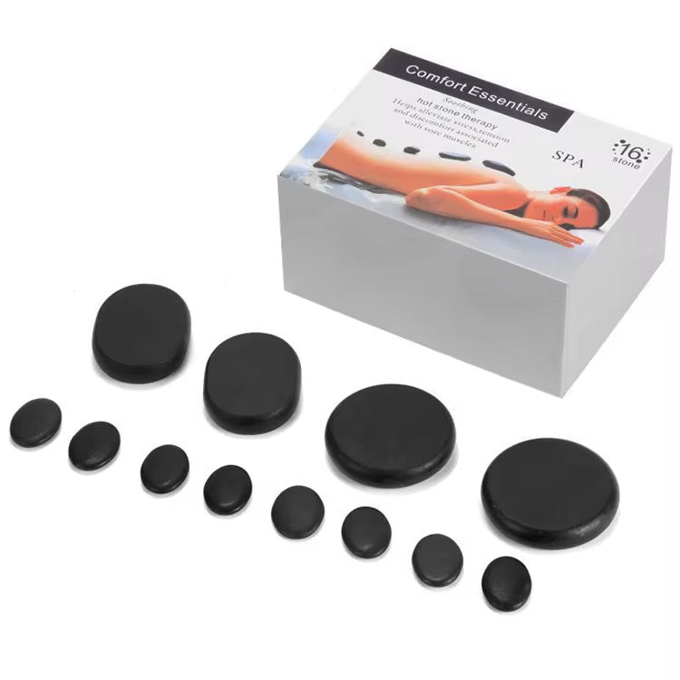 16 Pcs Hot Stones Massage Set