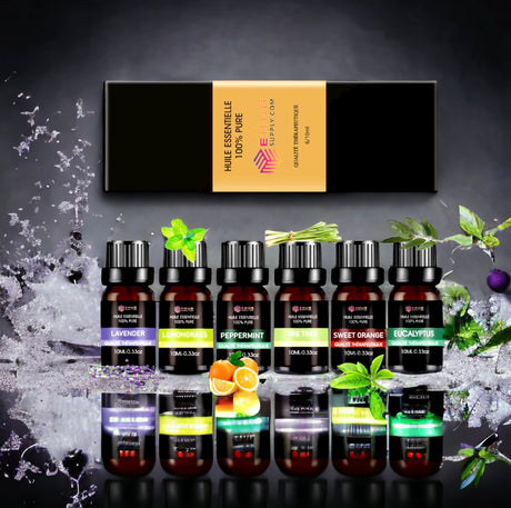 Essential Oil for Spa, Massage , Steamer Skincare Skin Care HeadSpa Head Spa( set of 6)