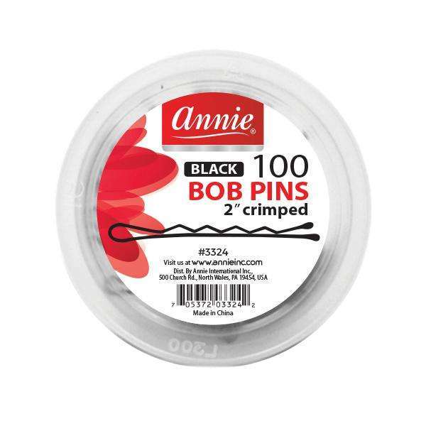Annie Jumbo Bob Pins 2 3/4in, 100 Count Metal Hair Pins, Bronze